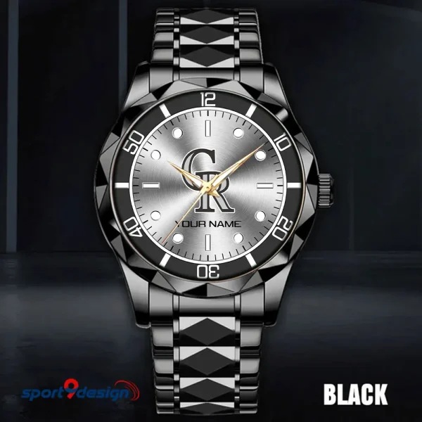 Colorado Rockies MLB Luxury Diamond Men Wristwatch Trending 2025 SPTDMW331 - Image 3