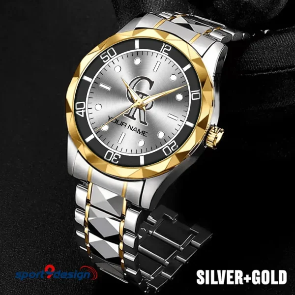 Colorado Rockies MLB Luxury Diamond Men Wristwatch Trending 2025 SPTDMW331 - Image 4