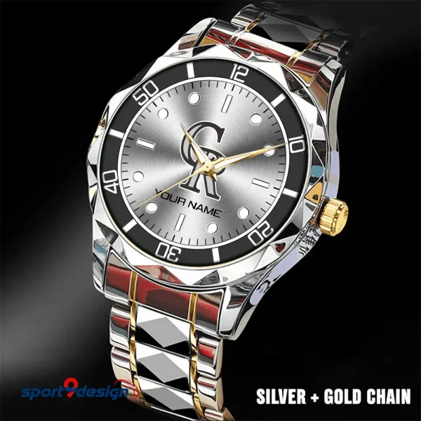 Colorado Rockies MLB Luxury Diamond Men Wristwatch Trending 2025 SPTDMW331 - Image 5