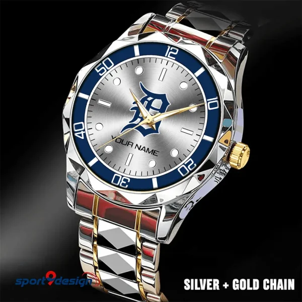 Detroit Tigers MLB Luxury Diamond Men Wristwatch Trending 2025 SPTDMW332 - Image 2