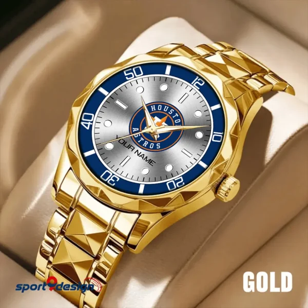 Houston Astros MLB Luxury Diamond Men Wristwatch Trending 2025 SPTDMW333 - Image 2