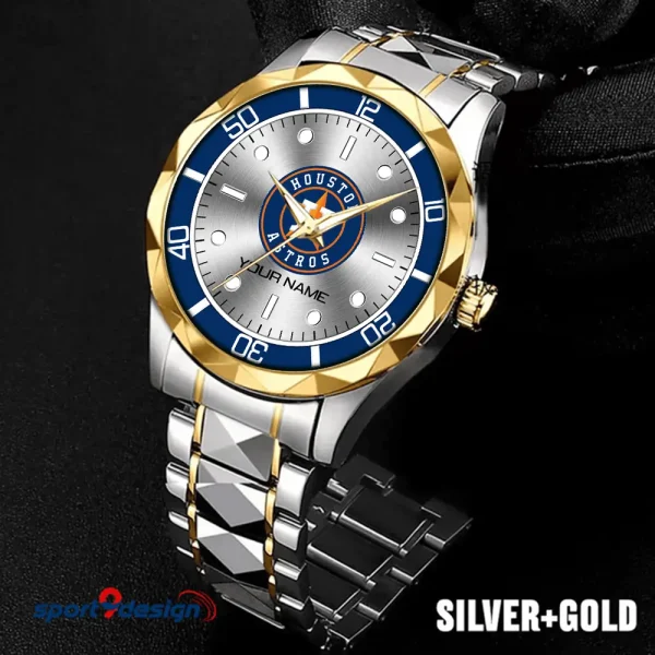 Houston Astros MLB Luxury Diamond Men Wristwatch Trending 2025 SPTDMW333 - Image 4