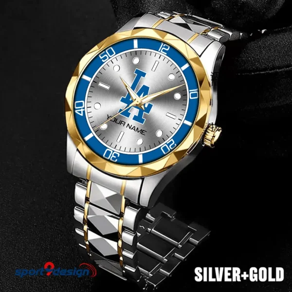 Los Angeles Dodgers MLB Luxury Diamond Men Wristwatch Trending 2025 SPTDMW336 - Image 2