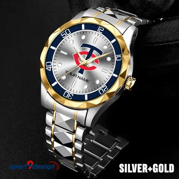 Minnesota Twins MLB Luxury Diamond Men Wristwatch Trending 2025 SPTDMW339 - Image 4