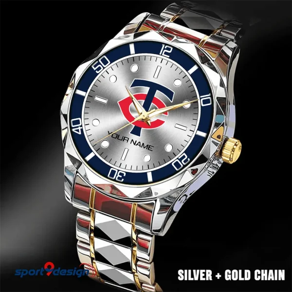 Minnesota Twins MLB Luxury Diamond Men Wristwatch Trending 2025 SPTDMW339 - Image 5