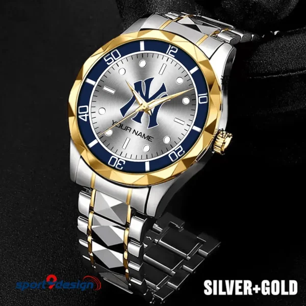 New York Yankees MLB Luxury Diamond Men Wristwatch Trending 2025 SPTDMW341 - Image 4