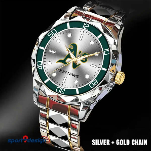 Oakland Athletics MLB Luxury Diamond Men Wristwatch Trending 2025 SPTDMW342 - Image 3