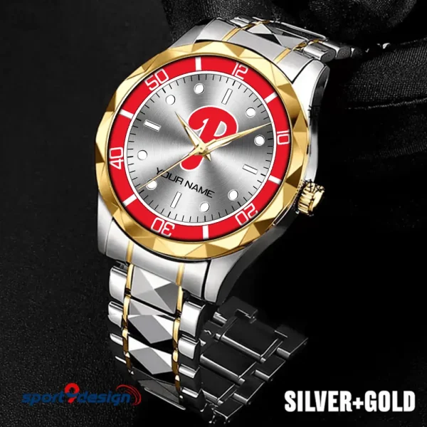 Philadelphia Phillies MLB Luxury Diamond Men Wristwatch Trending 2025 SPTDMW343 - Image 4