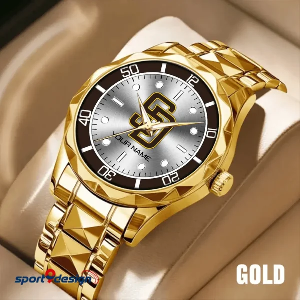 San Diego Padres MLB Luxury Diamond Men Wristwatch Trending 2025 SPTDMW345 - Image 2