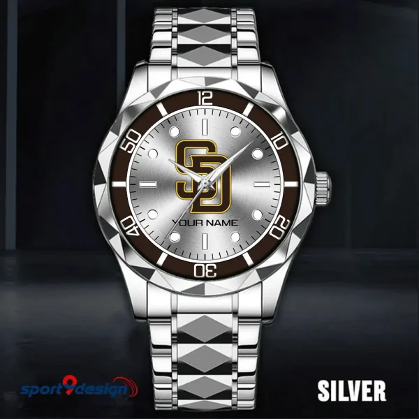 San Diego Padres MLB Luxury Diamond Men Wristwatch Trending 2025 SPTDMW345 - Image 3