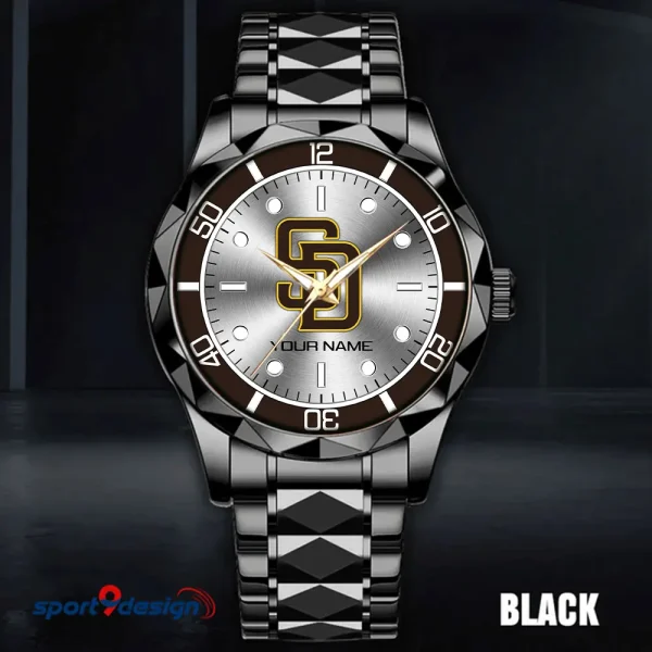 San Diego Padres MLB Luxury Diamond Men Wristwatch Trending 2025 SPTDMW345 - Image 4