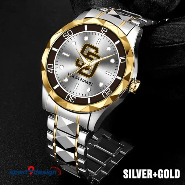 San Diego Padres MLB Luxury Diamond Men Wristwatch Trending 2025 SPTDMW345