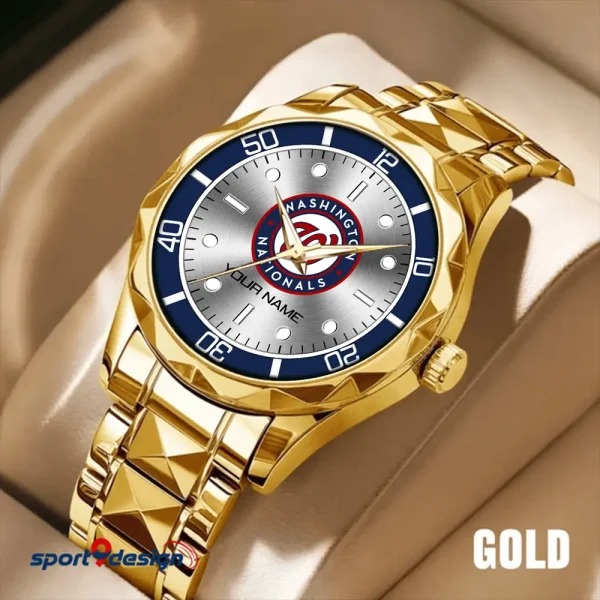 Washington Nationals MLB Luxury Diamond Men Wristwatch Trending 2025 SPTDMW348 - Image 2