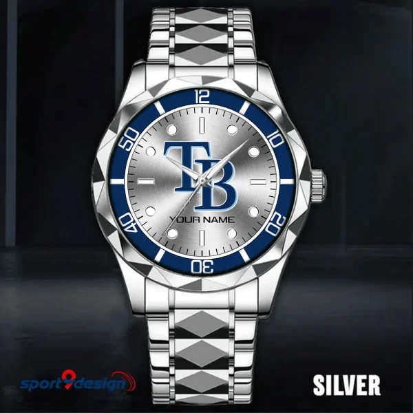 Tampa Bay Rays MLB Luxury Diamond Men Wristwatch Trending 2025 SPTDMW351 - Image 5