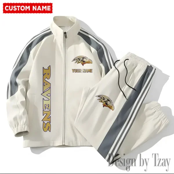 Baltimore Ravens NFL 2 Piece Casual Athletic Jogging Warm Up S9VSS2PS426 - Image 3