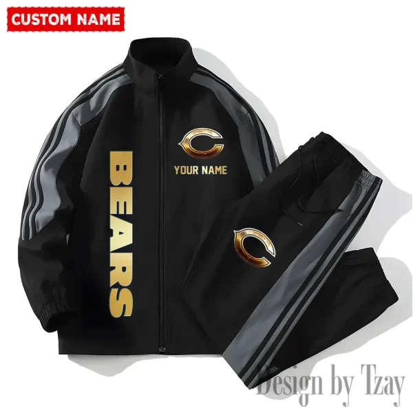Chicago Bears NFL 2 Piece Casual Athletic Jogging Warm Up S9VSS2PS429