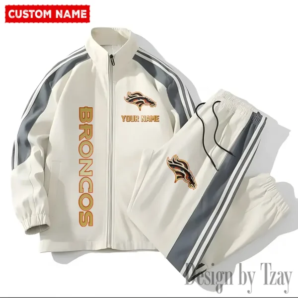 Denver Broncos NFL 2 Piece Casual Athletic Jogging Warm Up S9VSS2PS433 - Image 2