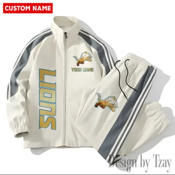 Detroit Lions NFL 2 Piece Casual Athletic Jogging Warm Up S9VSS2PS434