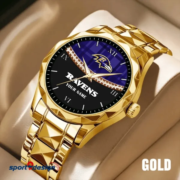 Baltimore Ravens Luxury Diamond Men Wristwatch Trending 2025 SPTDMW355 - Image 5
