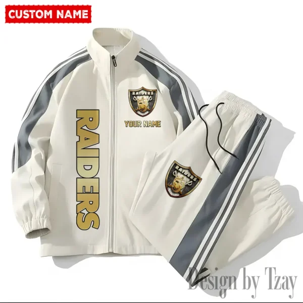 Las Vegas Raiders NFL 2 Piece Casual Athletic Jogging Warm Up S9VSS2PS440