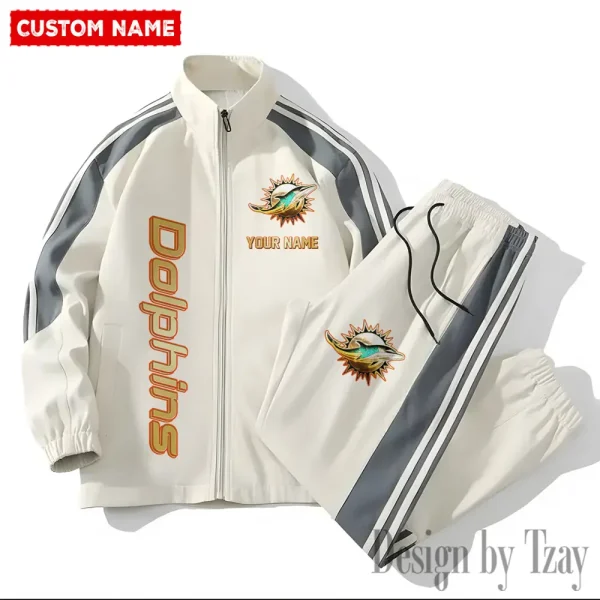 Miami Dolphins NFL 2 Piece Casual Athletic Jogging Warm Up S9VSS2PS443