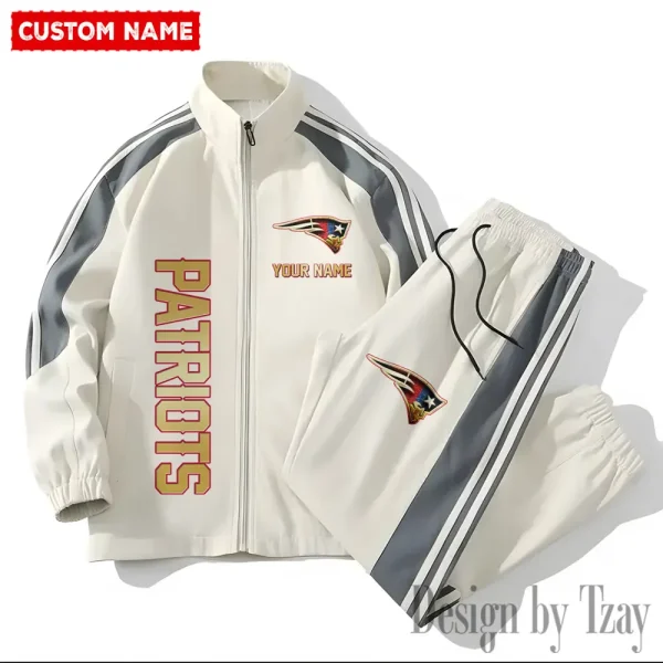 New England Patriots NFL 2 Piece Casual Athletic Jogging Warm Up S9VSS2PS445