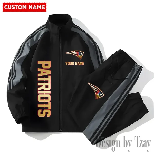 New England Patriots NFL 2 Piece Casual Athletic Jogging Warm Up S9VSS2PS445 - Image 3