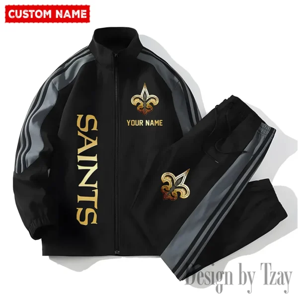 New Orleans Saints NFL 2 Piece Casual Athletic Jogging Warm Up S9VSS2PS446