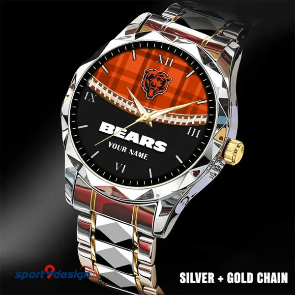 Chicago Bears Luxury Diamond Men Wristwatch Trending 2025 SPTDMW358 - Image 5