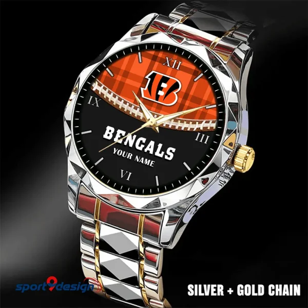Cincinnati Bengals Luxury Diamond Men Wristwatch Trending 2025 SPTDMW359 - Image 2