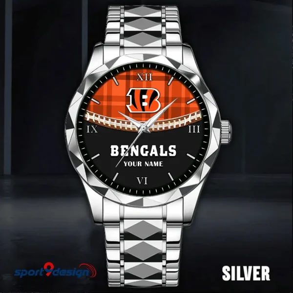 Cincinnati Bengals Luxury Diamond Men Wristwatch Trending 2025 SPTDMW359 - Image 3