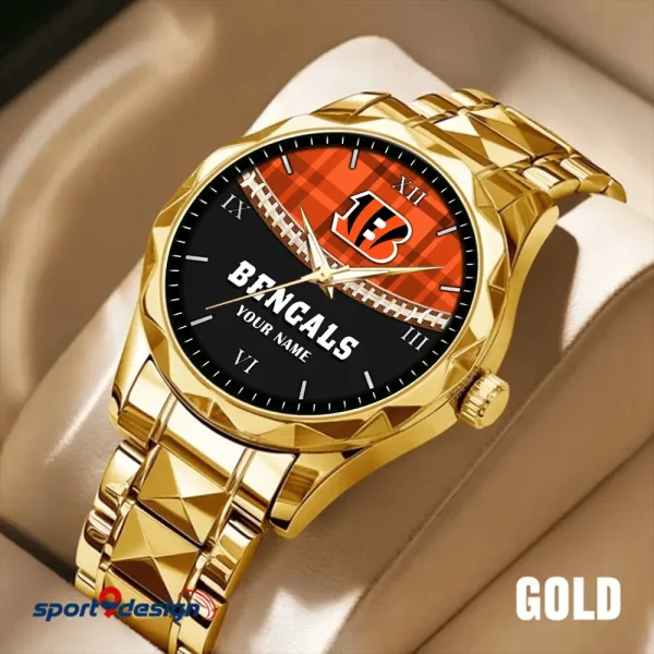 Cincinnati Bengals Luxury Diamond Men Wristwatch Trending 2025 SPTDMW359 - Image 4