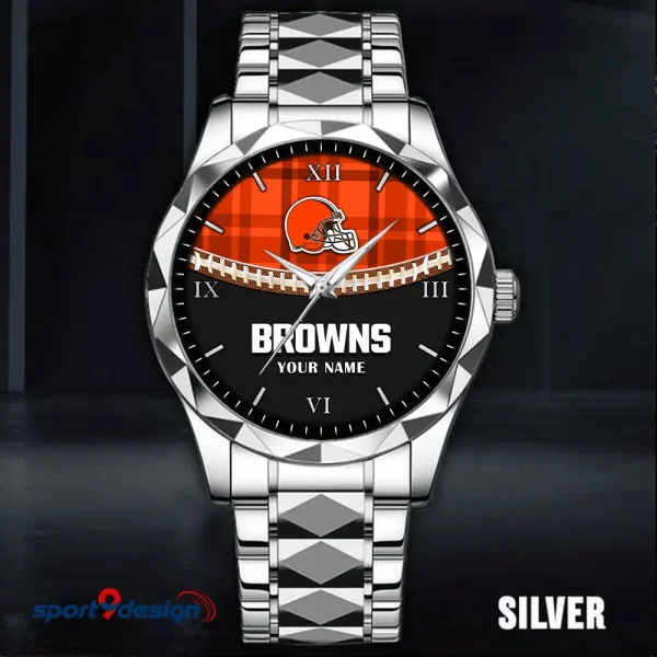 Cleveland Browns Luxury Diamond Men Wristwatch Trending 2025 SPTDMW360 - Image 4