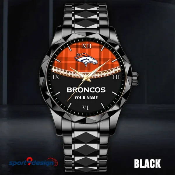 Denver Broncos Luxury Diamond Men Wristwatch Trending 2025 SPTDMW362 - Image 2