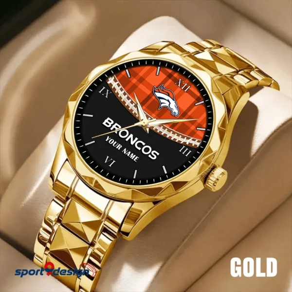 Denver Broncos Luxury Diamond Men Wristwatch Trending 2025 SPTDMW362 - Image 3