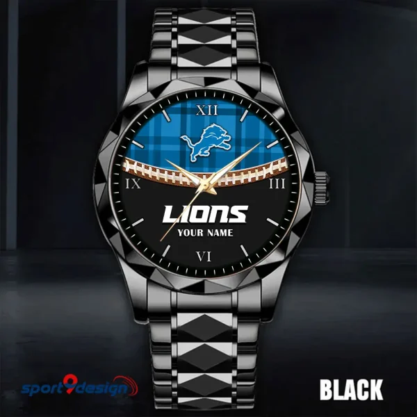 Detroit Lions Luxury Diamond Men Wristwatch Trending 2025 SPTDMW363 - Image 2