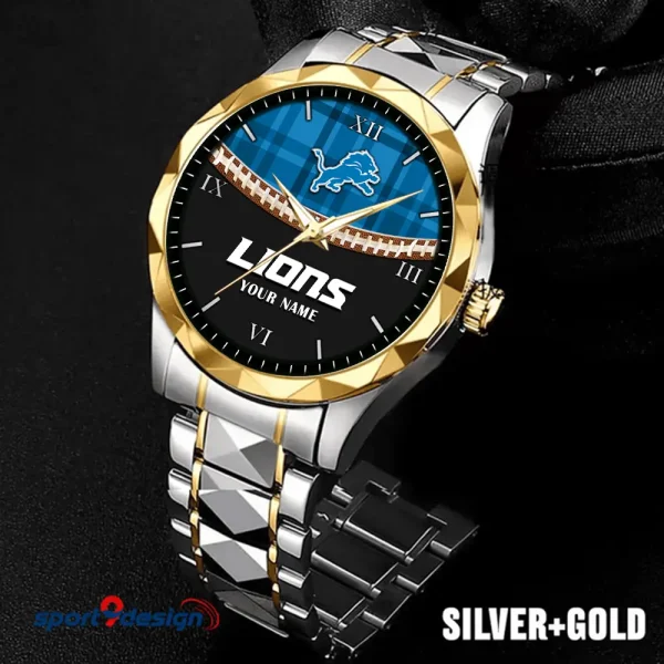 Detroit Lions Luxury Diamond Men Wristwatch Trending 2025 SPTDMW363