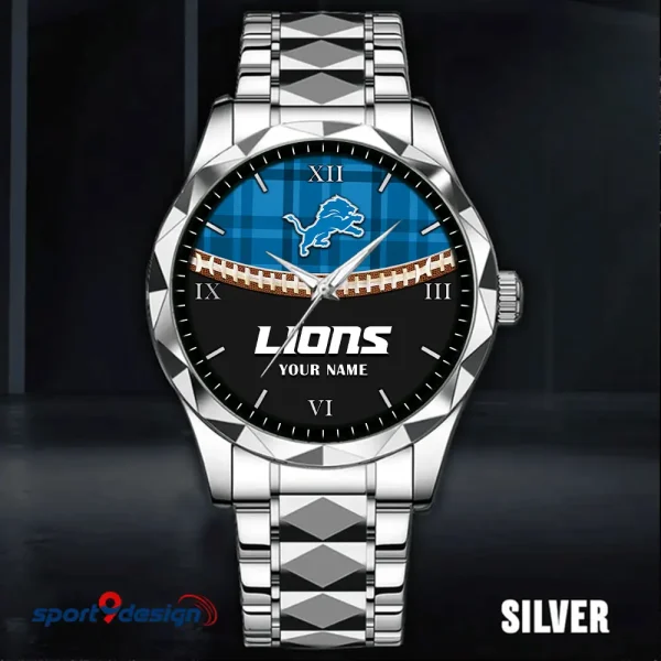 Detroit Lions Luxury Diamond Men Wristwatch Trending 2025 SPTDMW363 - Image 4