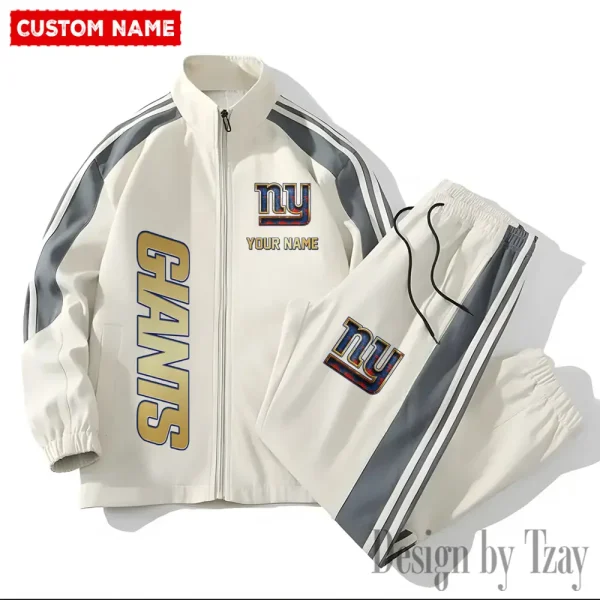 New York Giants NFL 2 Piece Casual Athletic Jogging Warm Up S9VSS2PS447