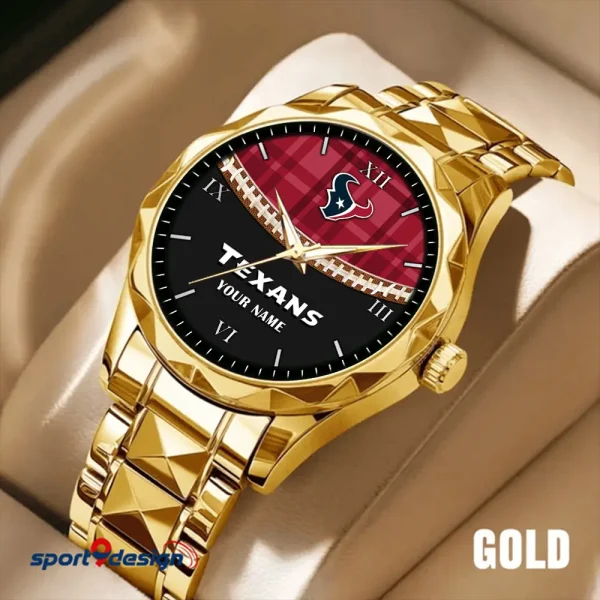 Houston Texans Luxury Diamond Men Wristwatch Trending 2025 SPTDMW365 - Image 4