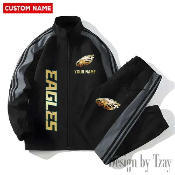 Philadelphia Eagles NFL 2 Piece Casual Athletic Jogging Warm Up S9VSS2PS449 - Image 3