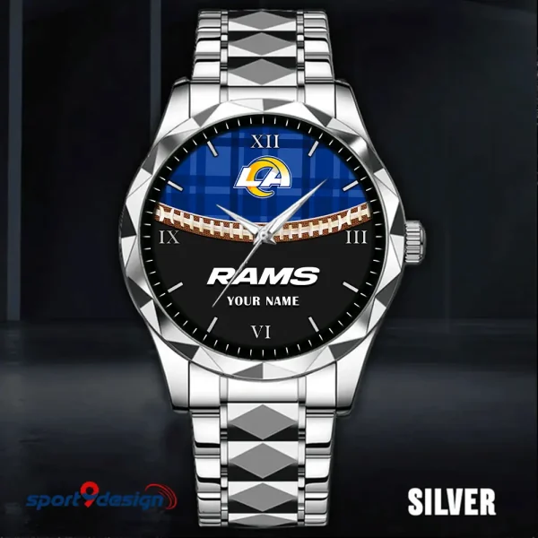 Los Angeles Rams Luxury Diamond Men Wristwatch Trending 2025 SPTDMW371 - Image 3