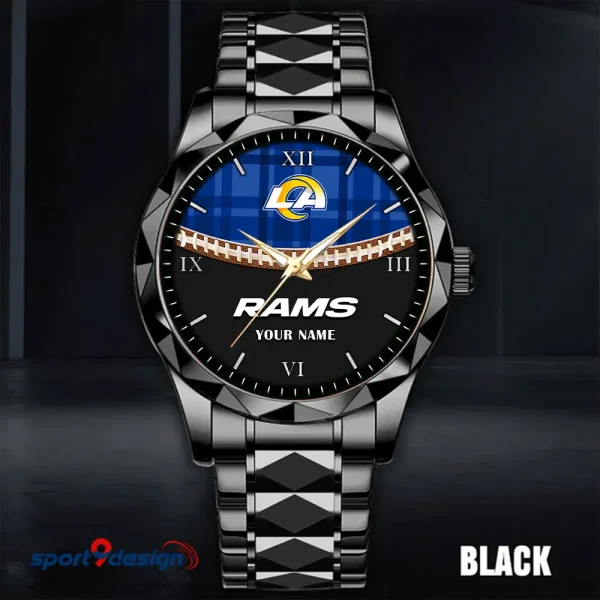 Los Angeles Rams Luxury Diamond Men Wristwatch Trending 2025 SPTDMW371 - Image 5