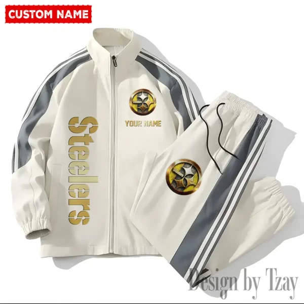 Pittsburgh Steelers NFL 2 Piece Casual Athletic Jogging Warm Up S9VSS2PS450