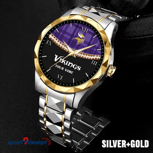 Minnesota Vikings Luxury Diamond Men Wristwatch Trending 2025 SPTDMW373