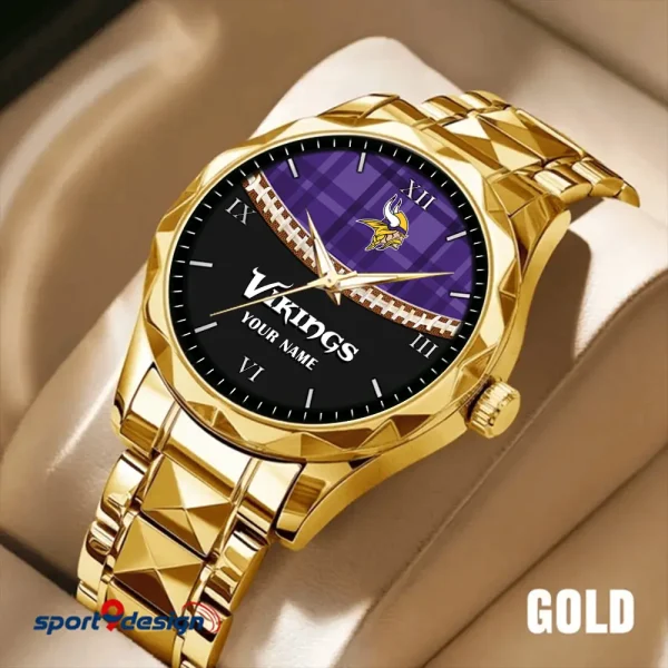 Minnesota Vikings Luxury Diamond Men Wristwatch Trending 2025 SPTDMW373 - Image 5