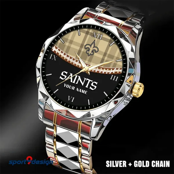 New Orleans Saints Luxury Diamond Men Wristwatch Trending 2025 SPTDMW375 - Image 3