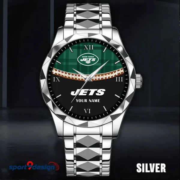 New York Jets Luxury Diamond Men Wristwatch Trending 2025 SPTDMW377 - Image 4
