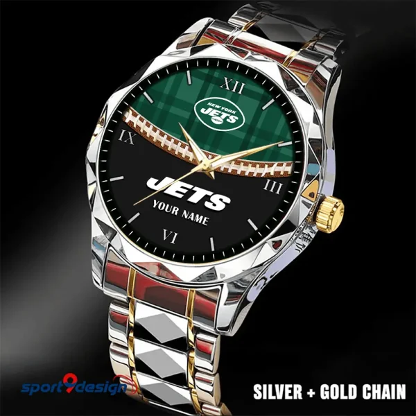 New York Jets Luxury Diamond Men Wristwatch Trending 2025 SPTDMW377 - Image 5