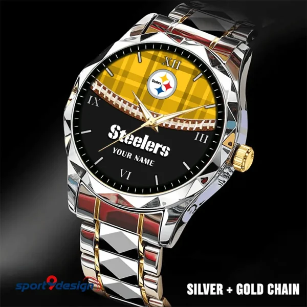 Pittsburgh Steelers Luxury Diamond Men Wristwatch Trending 2025 SPTDMW379 - Image 4
